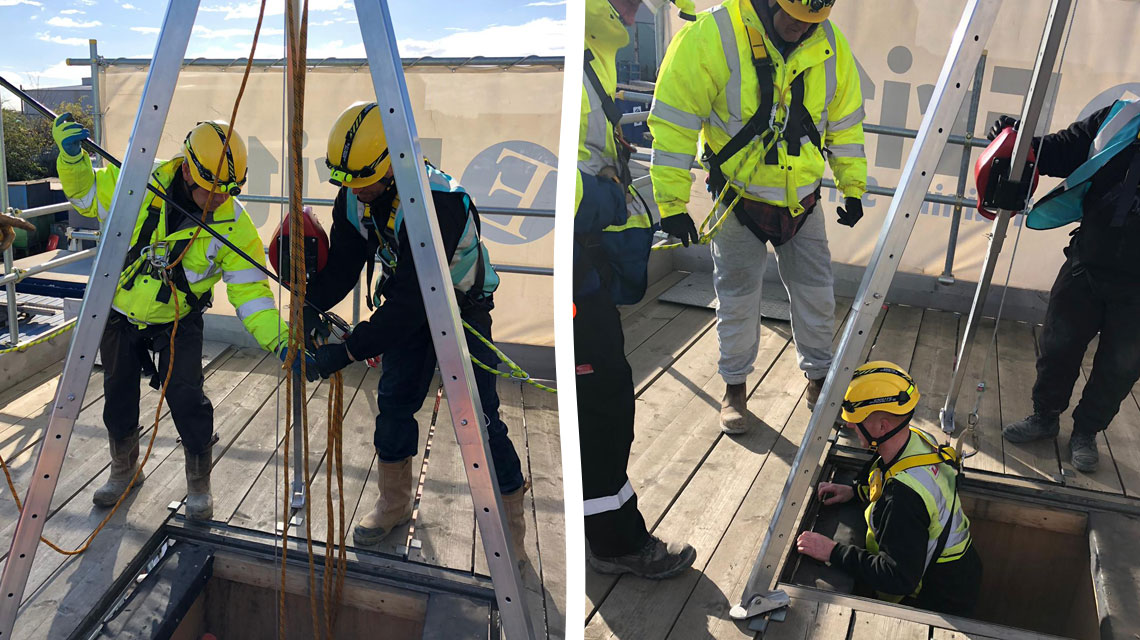 Confined Space Entry and Rescue Training | Lenmark Construction