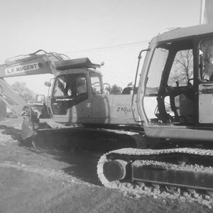 Excavator working at Sheerness docks